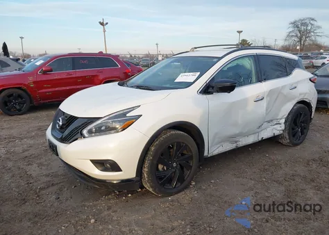 2018 Nissan Murano Sl z USA, uszkodzony, nr VIN 5N1AZ2MH3JN192245